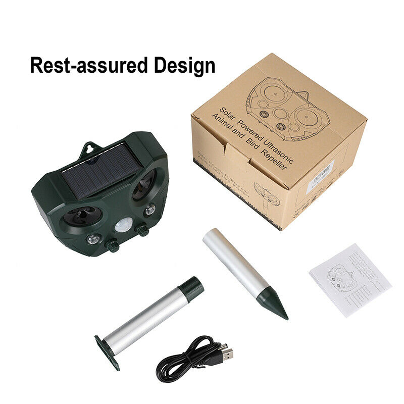 Chandni Ultrasonic Bird + Pest Repeller Solar Powered - Long Range