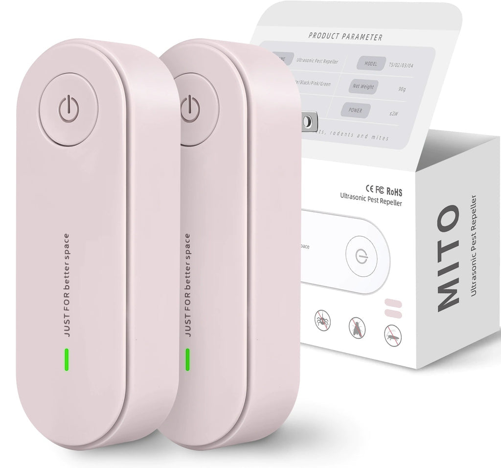 Chandni Ultrasonic Pest Repeller Plug-In – Pack of 2 Indoor Mosquito & Insect Repellent Devices