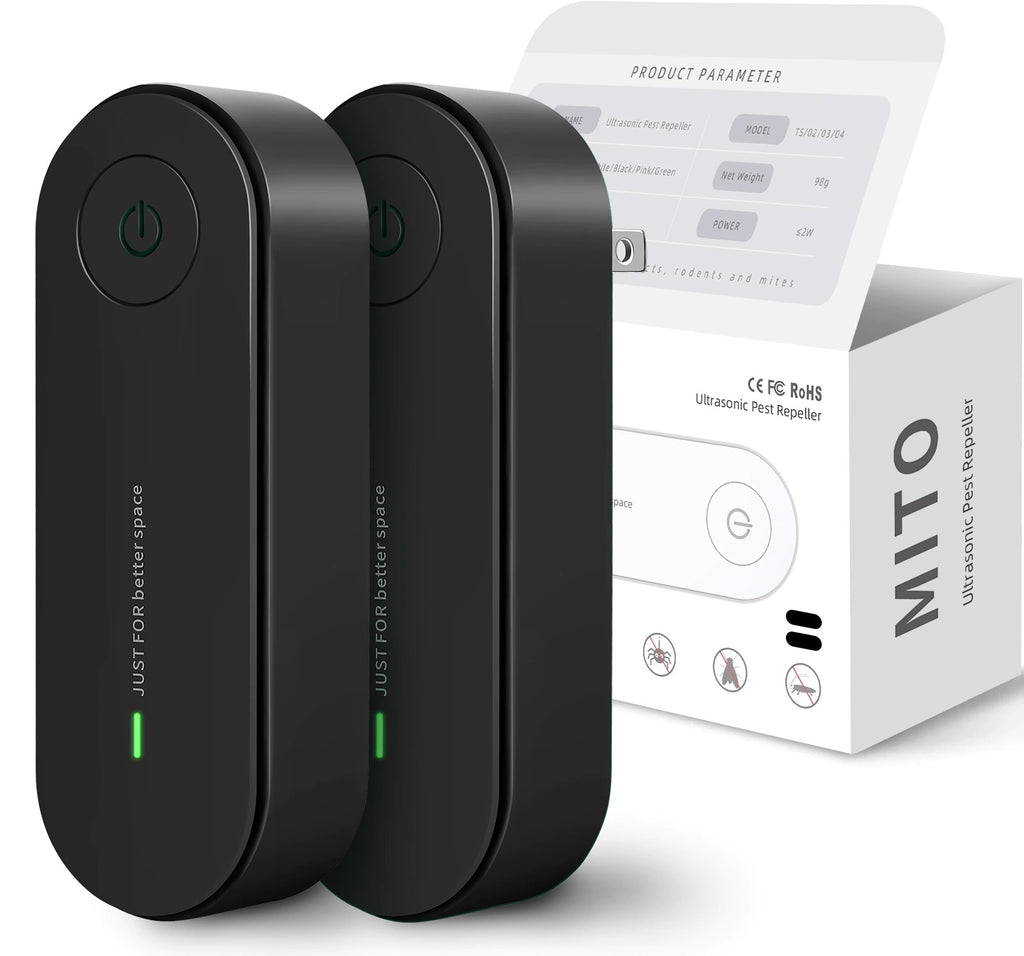Chandni Ultrasonic Pest Repeller Plug-In – Pack of 2 Indoor Mosquito & Insect Repellent Devices