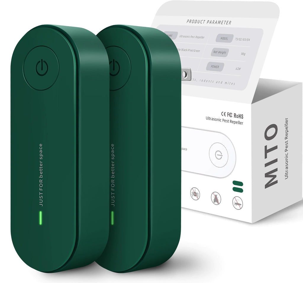 Chandni Ultrasonic Pest Repeller Plug-In – Pack of 2 Indoor Mosquito & Insect Repellent Devices