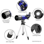 Chandni Space Telescope Pro for Beginners Equipped with 150X magnification and 3X Barlow lens Blue