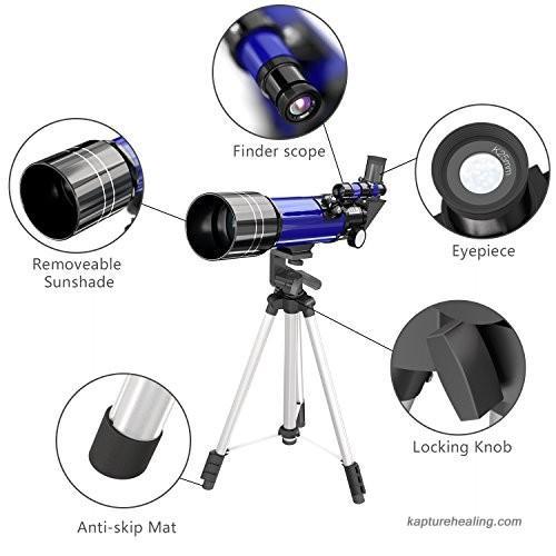 Chandni Space Telescope Pro for Beginners Equipped with 150X magnification and 3X Barlow lens Blue