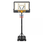 Chandni Wheeled Portable Outdoor Basketball Hoop Set 4.4-10 FT