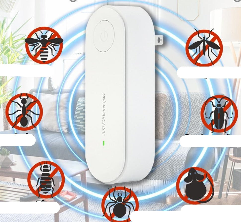 Chandni Ultrasonic Pest Repeller Plug-In – Pack of 2 Indoor Mosquito & Insect Repellent Devices