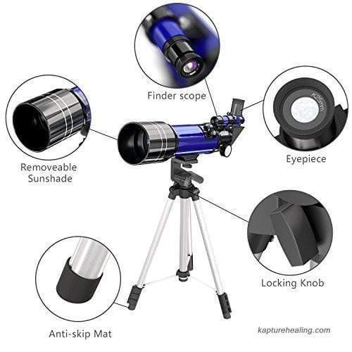 Chandni Space Telescope Pro for Beginners Equipped with 150X magnification and 3X Barlow lens Blue