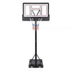 Chandni Wheeled Portable Outdoor Basketball Hoop Set 4.4-10 FT