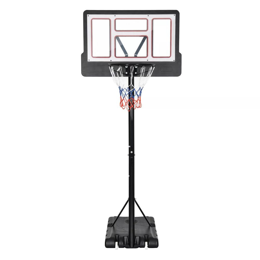 Chandni Wheeled Portable Outdoor Basketball Hoop Set 4.4-10 FT