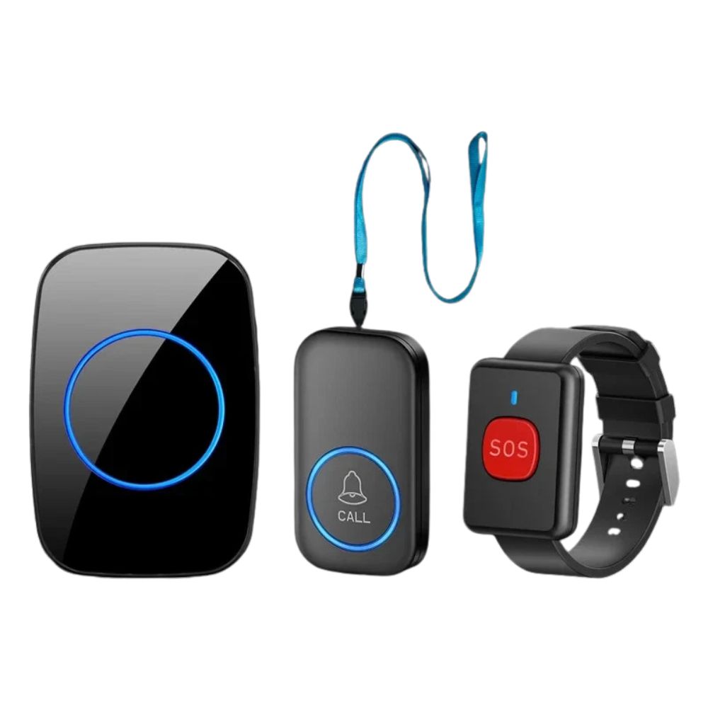 Chandni Wireless Elderly Call Button Pager Watch