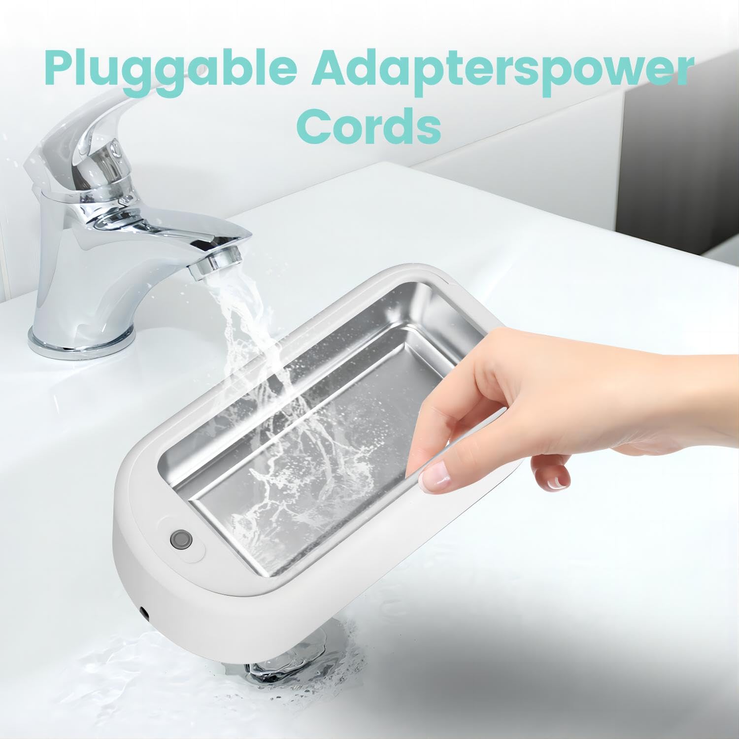 Chandni Ultrasonic Jewelry Cleaner – Portable Sonic Cleaning Machine for Rings, Glasses & Watches