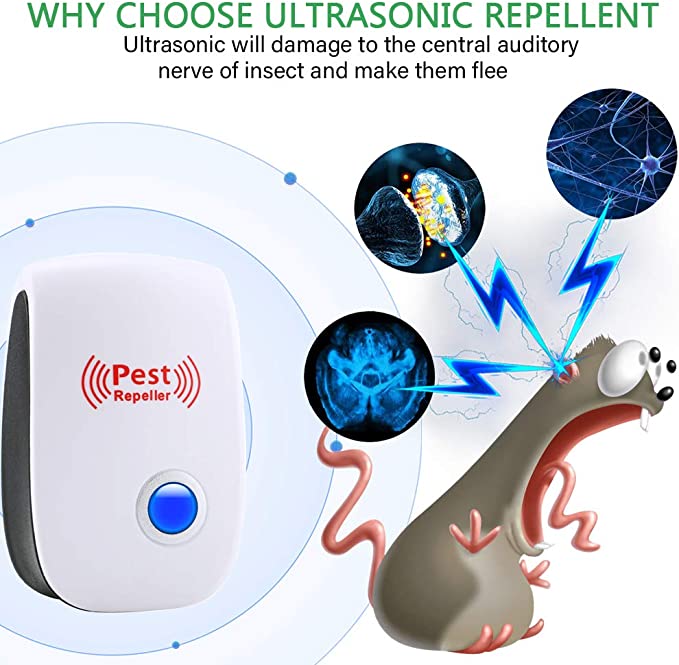 Chandni Ultrasonic Rat Repeller – Plug-In Rodent Control Device for Home & Garage