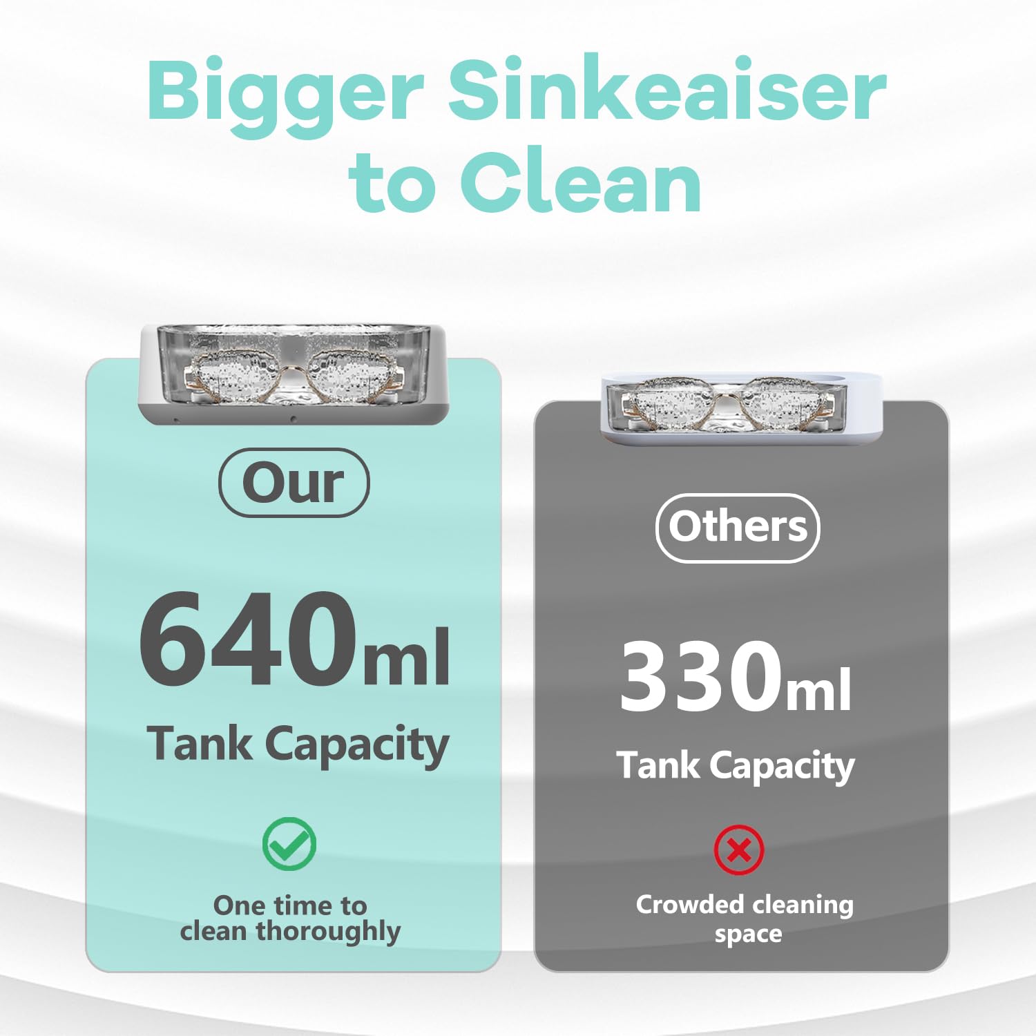 Chandni Ultrasonic Jewelry Cleaner – Portable Sonic Cleaning Machine for Rings, Glasses & Watches