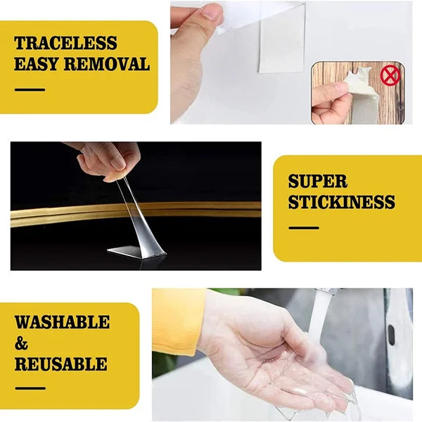 Chandni SolutionGrip - Transparent Double Sided Grip Tape