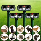 Chandni Solar Ultrasonic Fox Deterrent – Motion-Activated Animal Repeller for Garden, Lawn & Outdoor
