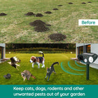 Chandni Solar Ultrasonic Fox Deterrent – Motion-Activated Animal Repeller for Garden, Lawn & Outdoor