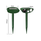 Chandni Solar Powered Ultrasonic Deer Repellent – Motion Sensor Animal Deterrent for Garden, Lawn & Yard Protection