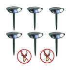 Chandni Solar Powered Ultrasonic Deer Repellent – Motion Sensor Animal Deterrent for Garden, Lawn & Yard Protection