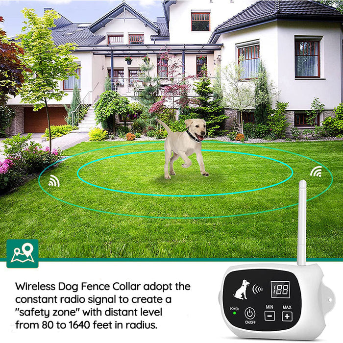 Chandni Wireless Dog Fence With Collar
