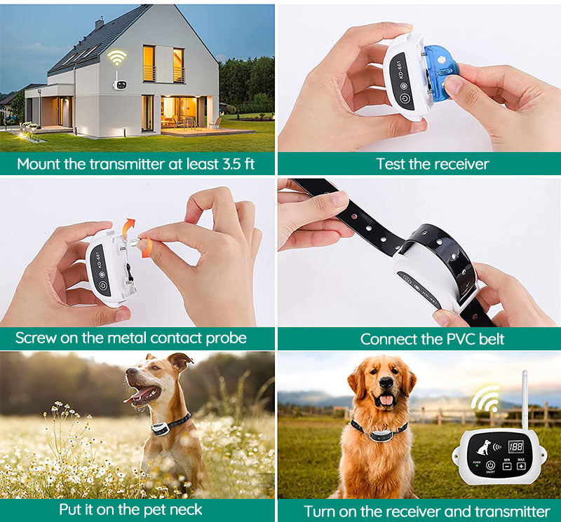 Chandni Wireless Dog Fence With Collar