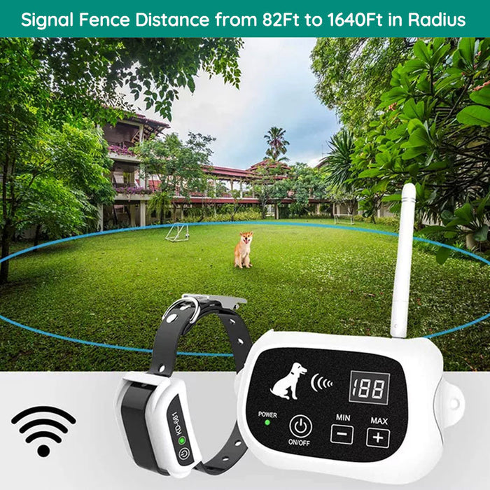 Chandni Wireless Dog Fence With Collar