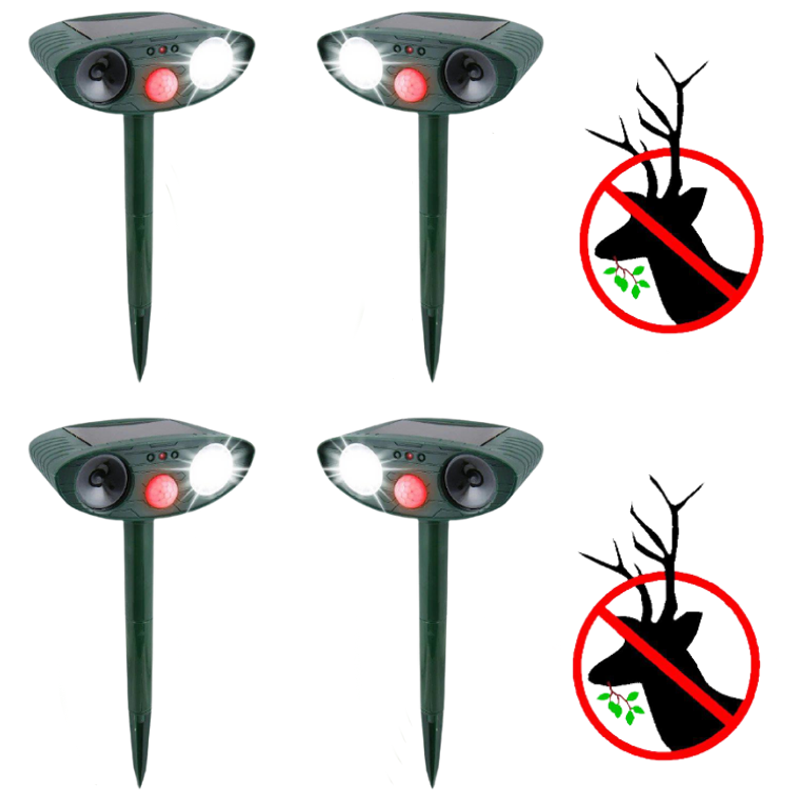 Chandni Ultrasonic Solar Deer Repeller – Motion Sensor Animal Deterrent for Garden & Yard