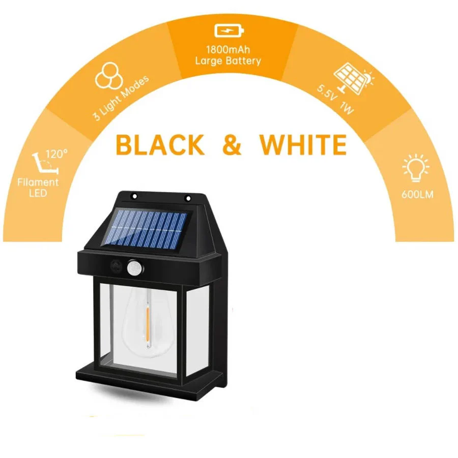 Chandni Solar Wall Lamp Outdoor, Set of 2