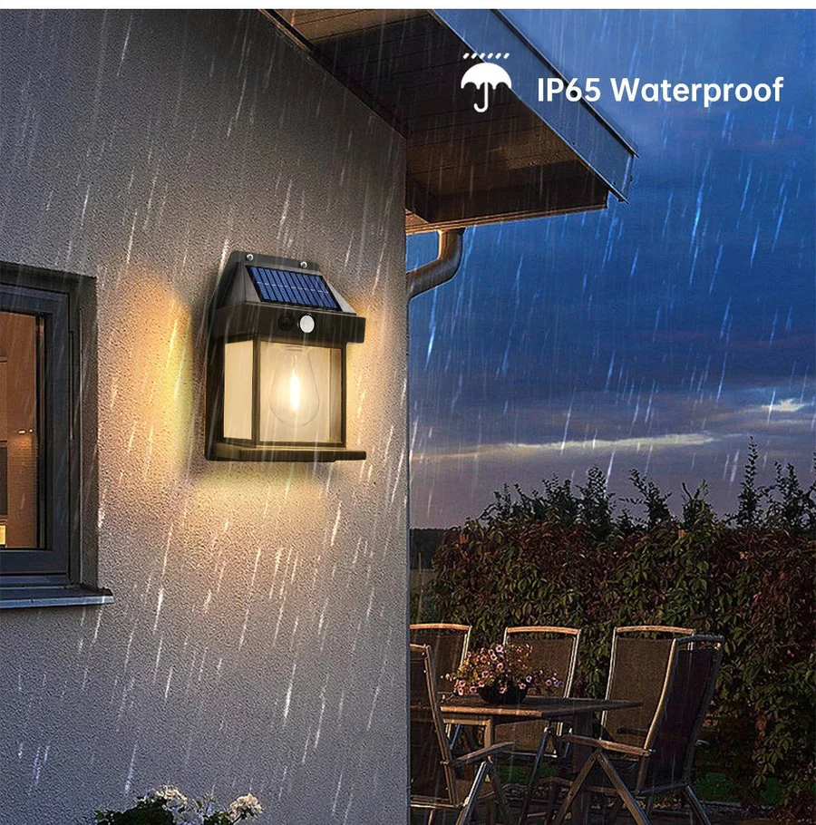 Chandni Solar Wall Lamp Outdoor, Set of 2