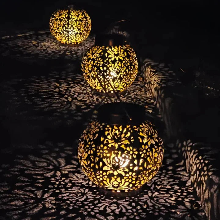 Chandni Weatherproof LED Solar Pendant Light