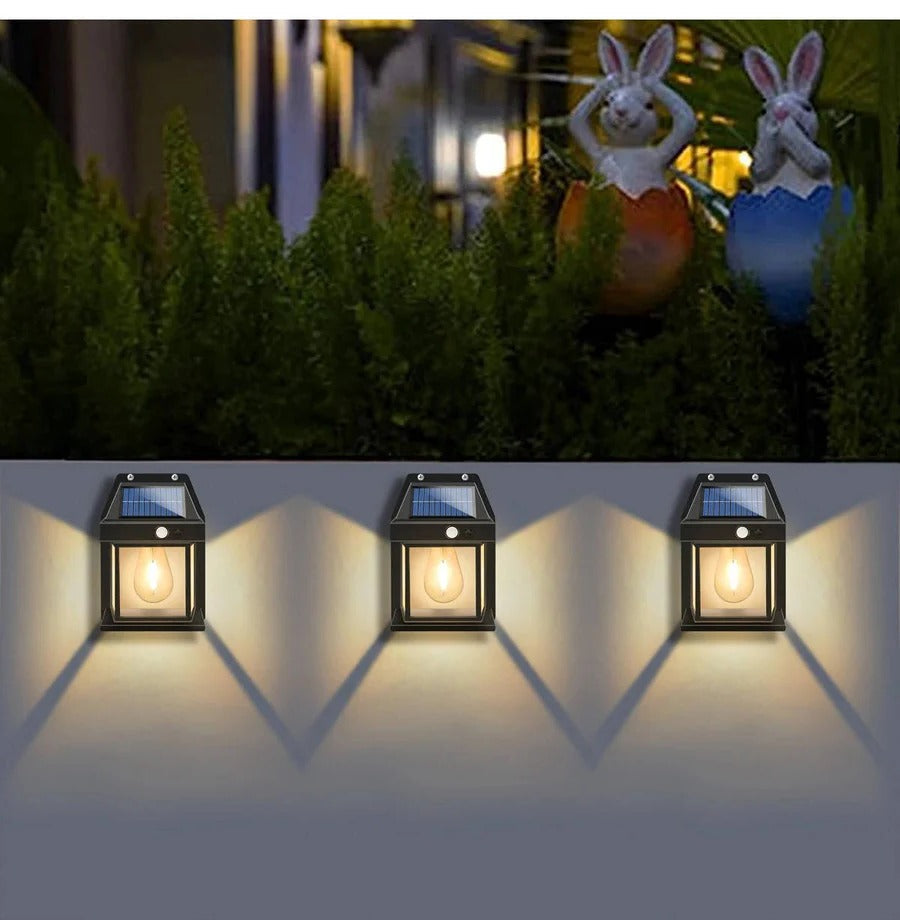 Chandni Solar Wall Lamp Outdoor, Set of 2