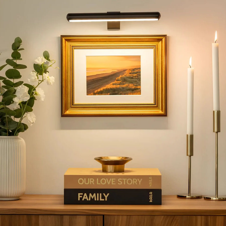 Chandni Wireless Rechargeable LED Wall Light for Artwork and Decor