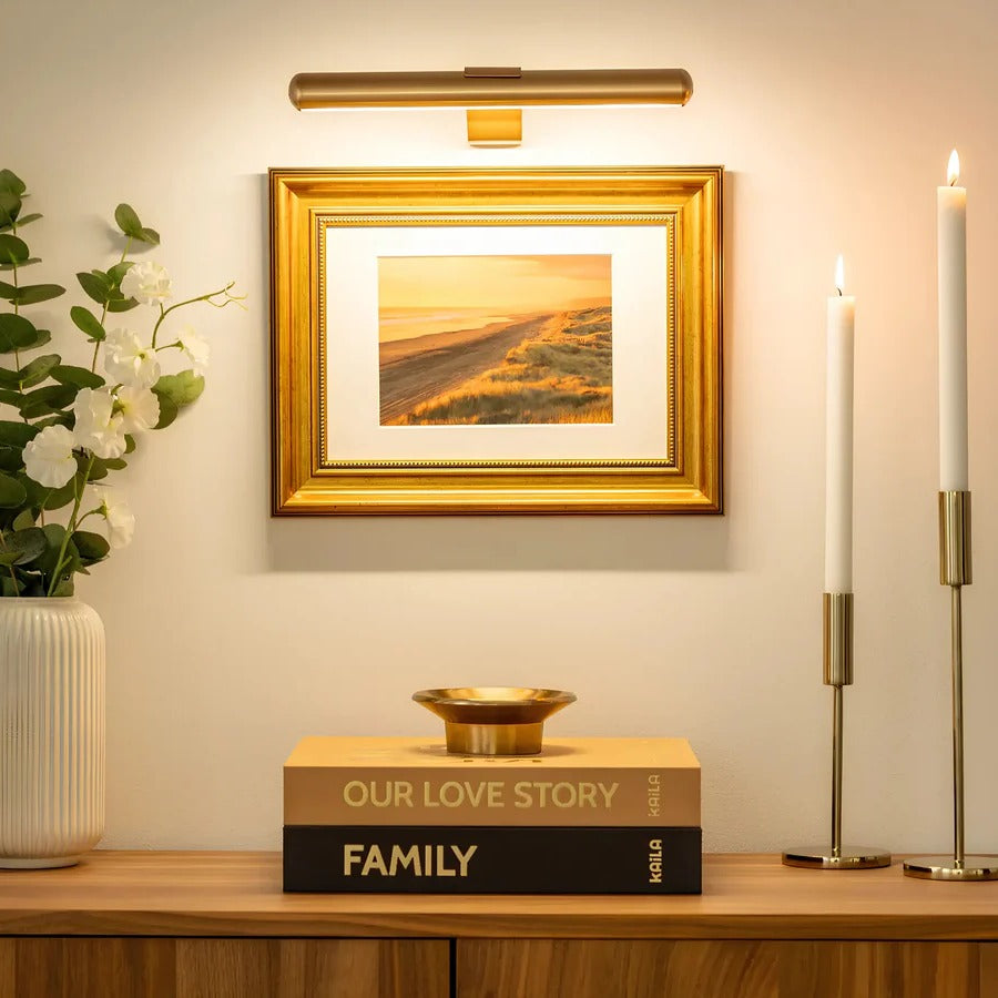 Chandni Wireless Rechargeable LED Wall Light for Artwork and Decor
