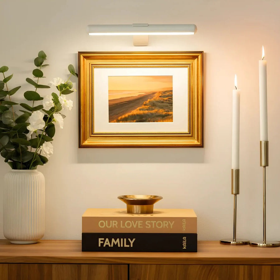 Chandni Wireless Rechargeable LED Wall Light for Artwork and Decor