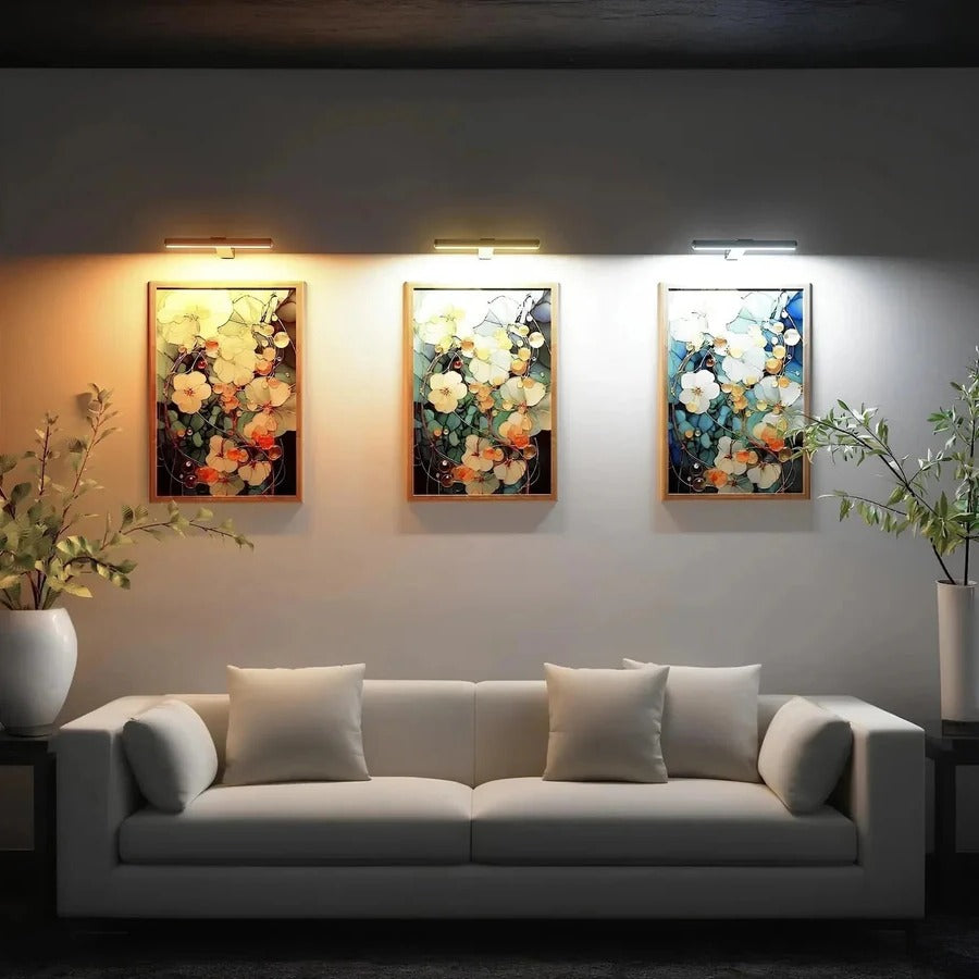 Chandni Wireless Rechargeable LED Wall Light for Artwork and Decor