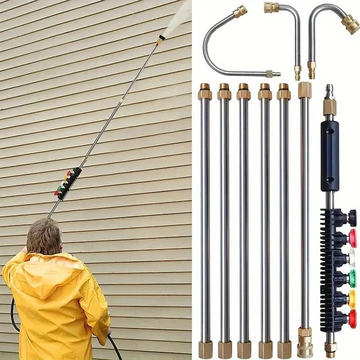 Chandni Telescoping Pressure Washer Wand Kit – Fits 4000 PSI Systems