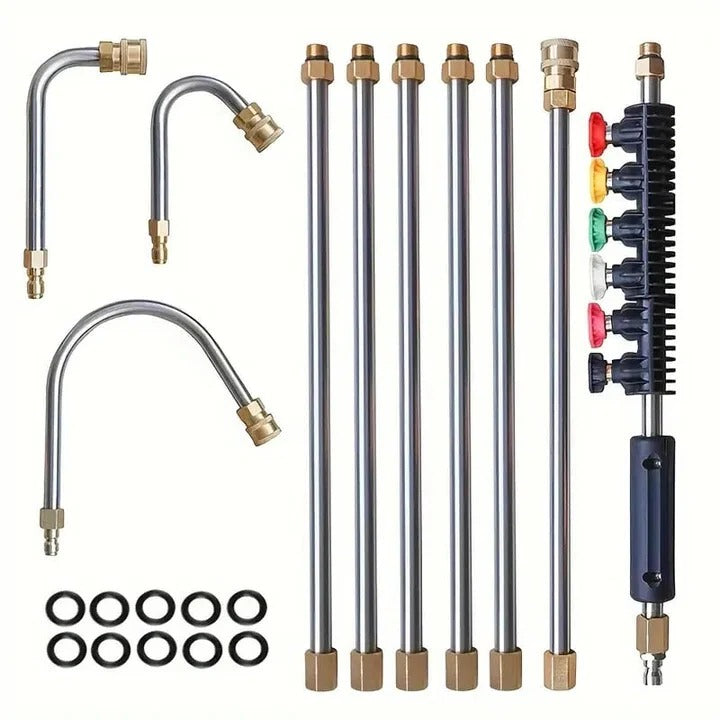 Chandni Telescoping Pressure Washer Wand Kit – Fits 4000 PSI Systems