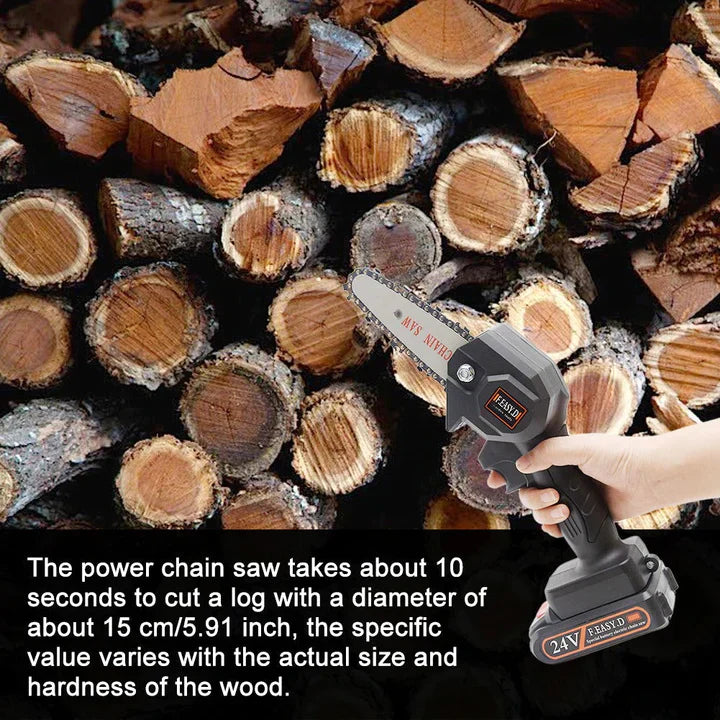 Chandni Upgraded 24V Mini Chainsaw (Two Batteries)