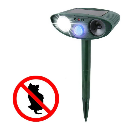 Chandni Solar Ultrasonic Dog Repeller – Motion-Activated Outdoor Animal Deterrent