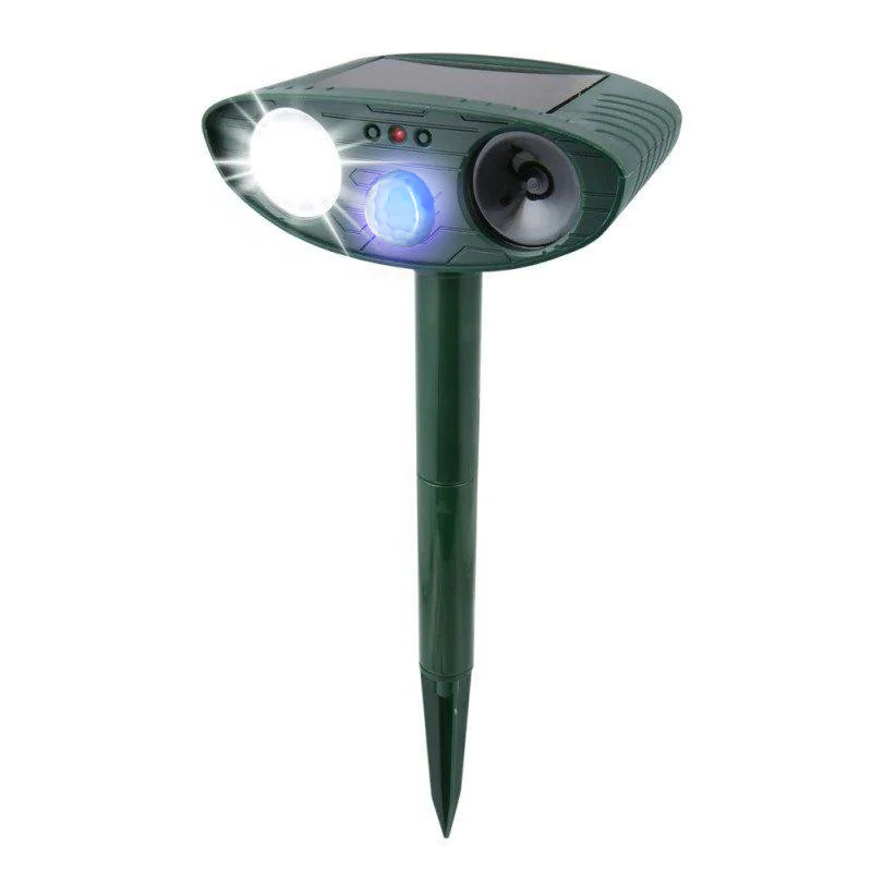 Chandni Solar Ultrasonic Dog Repeller – Motion-Activated Outdoor Animal Deterrent