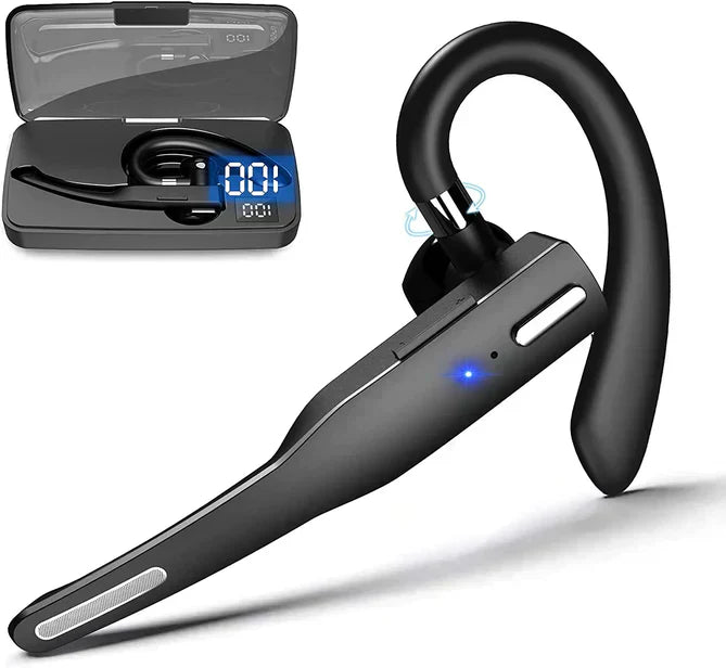 Chandni Trucker Dual Mic Wireless Bluetooth 5.1 Noise Cancelling Headset/Earpiece
