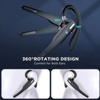 Chandni Trucker Dual Mic Wireless Bluetooth 5.1 Noise Cancelling Headset/Earpiece